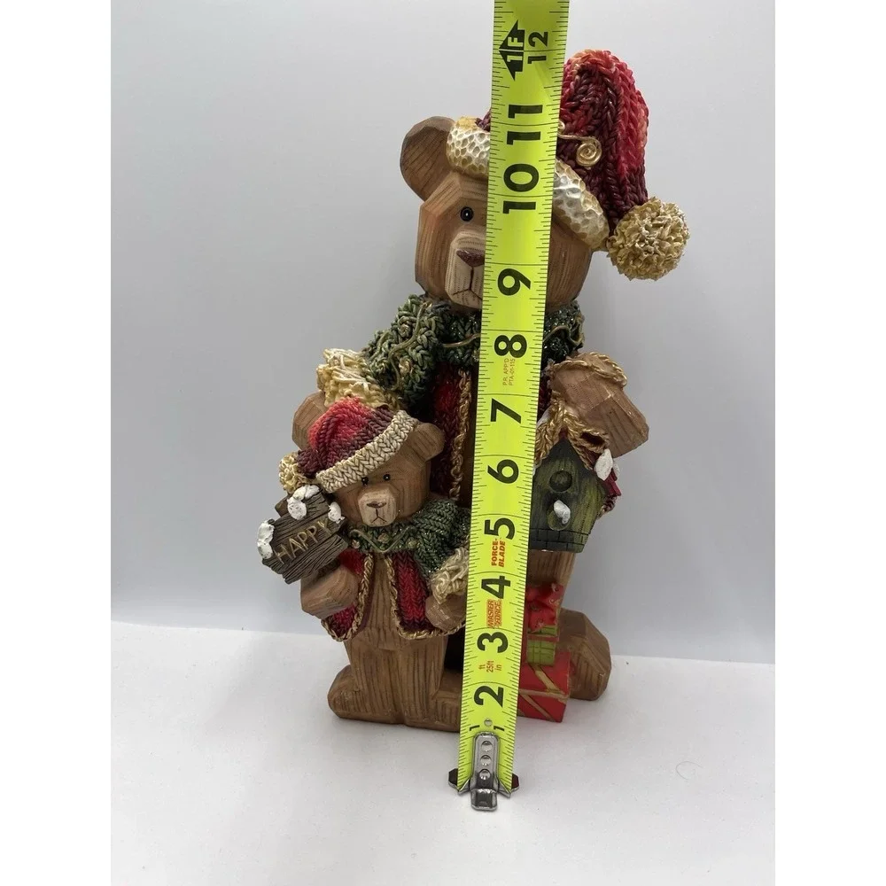 Christmas Santa Bears Figures 12